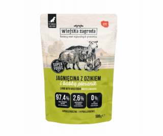 WIEJSKA ZAGRODA Lamb with wild boar - vlhké krmivo pro ps...