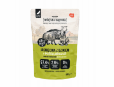 WIEJSKA ZAGRODA Lamb with wild boar - vlhké krmivo pro psy - 500g