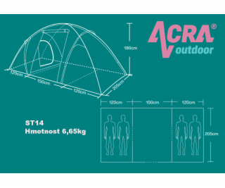 BROTHER ST14 Rodinný stan pro 4 osoby