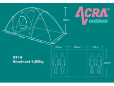 BROTHER ST14 Rodinný stan pro 4 osoby