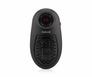 Salente HotHeat, teplovzdušný mini ventilátor, 500 W, černý