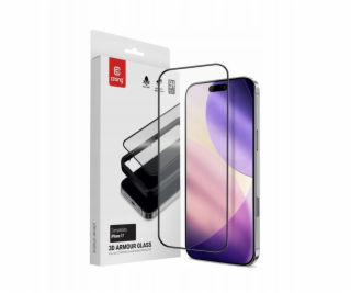 CRONG 3D Armor Glass - Tvrzené sklo pro iPhone 17 + insta...