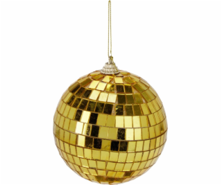 Vánoční hračka na stromeček, zlatá, 10 cm