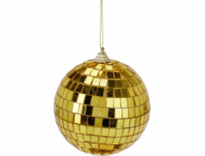 Vánoční hračka na stromeček, zlatá, 10 cm