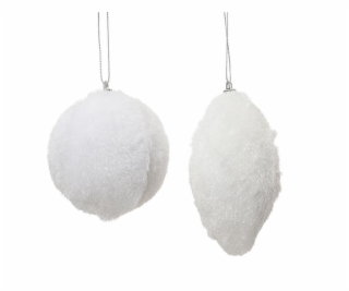 Vánoční hračka Sníh, 9 cm, plastová