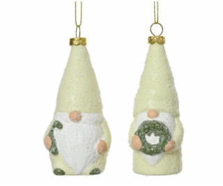 Vánoční hračka na stromeček Trpaslík, 11,4 cm, plast