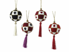 Vánoční hračka na stromeček Tinsel, 18 cm, plastová