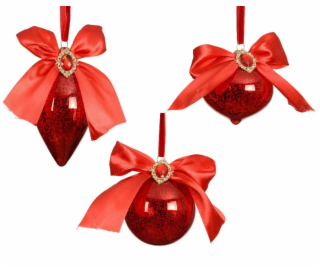 Vánoční hračka na stromeček Diamant, 8 cm, sklo