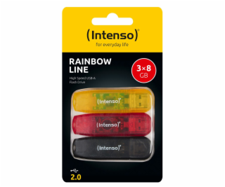 Intenso Rainbow Line         8GB USB Stick 2.0  Multipack...