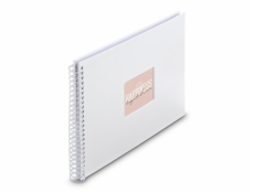 Hama  Fine Art  Spiral weiß 36x32 50 schwarze Seiten    9844