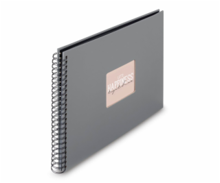 Hama  Fine Art  Spiral Steingrau 36x32 50 schwarze Seiten...