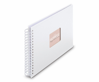 Hama  Fine Art  Spiral weiß 28x24 50 weiß Seiten    9843