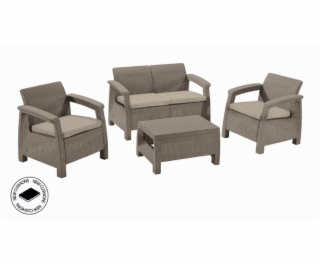 Zahradní nábytek Keter Corfu set dvousedačka + dvě křesla...