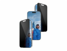 PanzerGlass Privacy - Ochrana obrazovky pro mobilní telefon - ultra-wide fit with fastfit in-a-box - sklo - s bezpecnostním filtrem - pro Apple iPhone 17 Pro