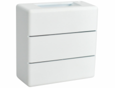 IMMAX LUXLINE venkovní LED nástěnné osvětlení, 6W, 3000K, 240V, IP54, bílé