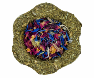 LIMARA Bezobilná krmná miska Goody Crunch Růže - Chrpa 50g