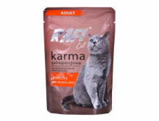 RAFI Cat Adult with duck - mokré krmivo pro kočky - 100g