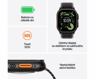 Apple Watch Ultra 3 Natural Titan, Blue 