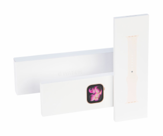 Apple Watch 11 42mm GPS Alu S/M Sportarmband roségold/bla...