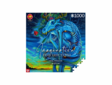 Puzzle Good Loot Imagination - Kamil Jakóbczak: Bílý vlk 1000 kusů