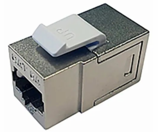 Spojka STP 8/8 RJ45 / Cat.6A