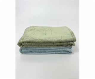 Přehoz Domoletti CORAL, světle modrý, 140 cm x 200 cm