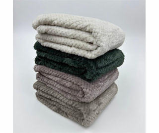 Plaid Domoletti WAFFLE, krémová barva, 150 cm x 200 cm