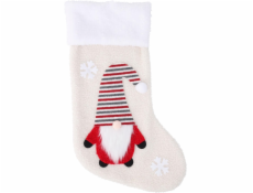 Vánoční punčocha s trpaslíkem, 43 cm