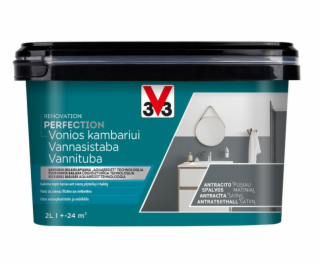 Smaltovaná barva V33 Perfection Bathroom, 2 l, antracitová