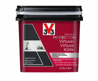 Smaltová barva V33 Perfection Kitchen, 0,75 l, černá