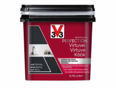Smaltová barva V33 Perfection Kitchen, 0,75 l, černá