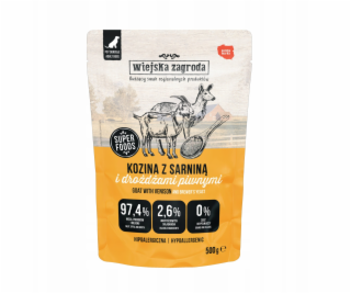 WIEJSKA ZAGRODA Goat and venison - vlhké krmivo pro psy -...
