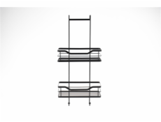 Závěsná polička na sprchové dveře Domoletti, černá