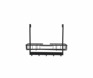 Závěsná polička na sprchové dveře Domoletti, černá