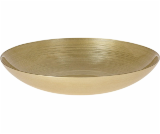 Miska, 30 cm, zlatá, sklo