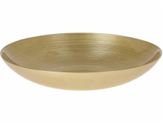 Miska, 30 cm, zlatá, sklo