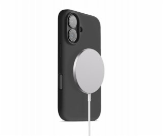 CRONG Barevný magnetický kryt MagSafe pro iPhone 17, černý