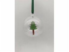 Vánoční hračka na stromeček Christmas Touch, 8 cm, sklo