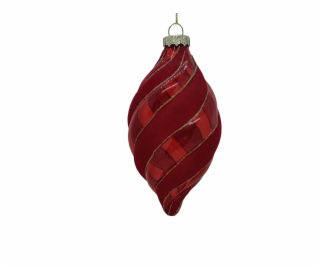 Vánoční hračka na stromeček Christmas Touch, 13 cm, sklo