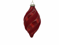 Vánoční hračka na stromeček Christmas Touch, 13 cm, sklo