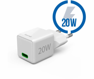 HAMA Super-mini, Rýchlonabíjačka, USB-C PD/QC 20W