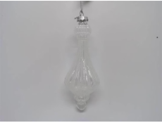 Vánoční hračka na stromeček Christmas Touch, 15 cm, sklo