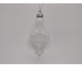 Vánoční hračka na stromeček Christmas Touch, 12 cm, sklo