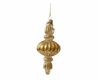 Vánoční hračka na stromeček Christmas Touch, 16 cm, sklo