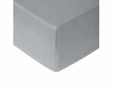 Prostěradlo Okko, šedé, 200 x 200 cm, s gumičkou