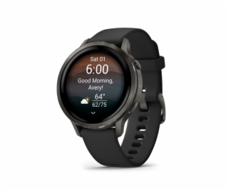 GARMIN VENU 4, Smart hodinky, Black/ Slate 41