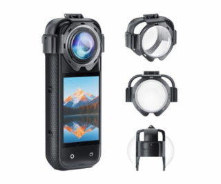 Krytky objektivů Puluz pro kameru Insta360 X5 (nacvakávací)