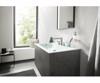 Nástěnný dávkovač tekutého mýdla Hansgrohe AddStoris, chrom