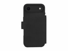 dbramante1928 Lynge - Pouzdro s klopou pro mobilní telefon - kompatibilita s MagSafe - kuže full-grain - cerná