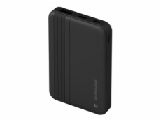 dbramante1928 re-charge - Power banka - 5000 mAh - 20 Watt - Apple 2.4A, BC 1.2, PD 2.0, PD 3.0, QC 2.0, QC 3.0 - 2 výstupní konektory (24 pin USB-C, USB typ A) - na kabelu: USB-C - cerná